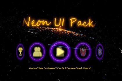 Sci-Fi Neon GUI Pack